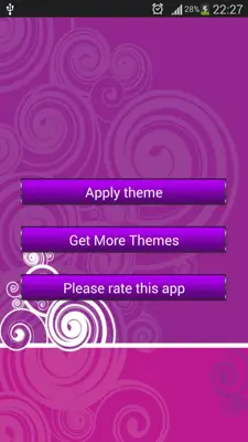 GO Keyboard Purple Light Theme android App screenshot 7